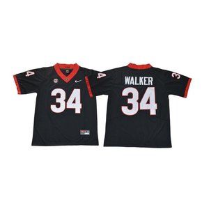 Georgia Bulldogs Herchel Walker Black Jersey